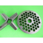 #52 x 1/2" Plate AND Knife for Biro Berkel Hobart 4352 4552 4852 Meat Grinder 